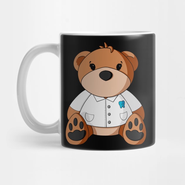Dentist Teddy Bear by Alisha Ober Designs